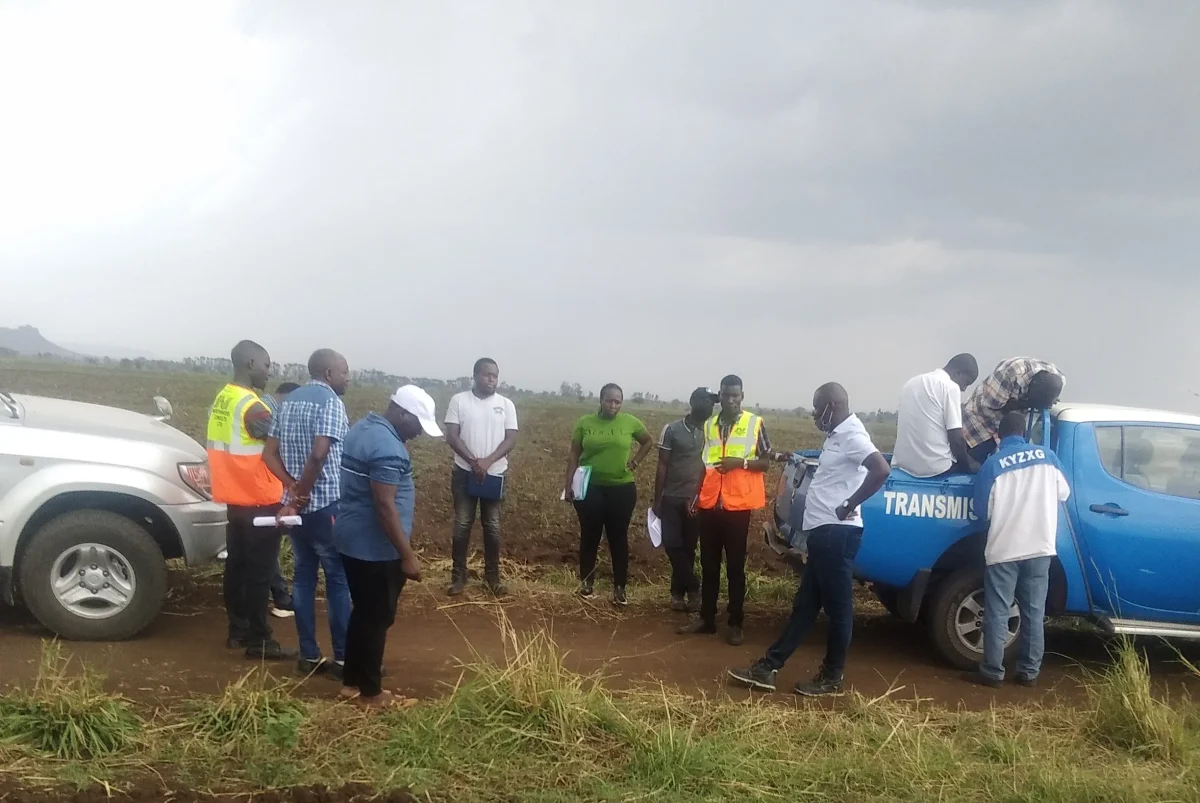 COGO team at Bulambuli resettlement camp