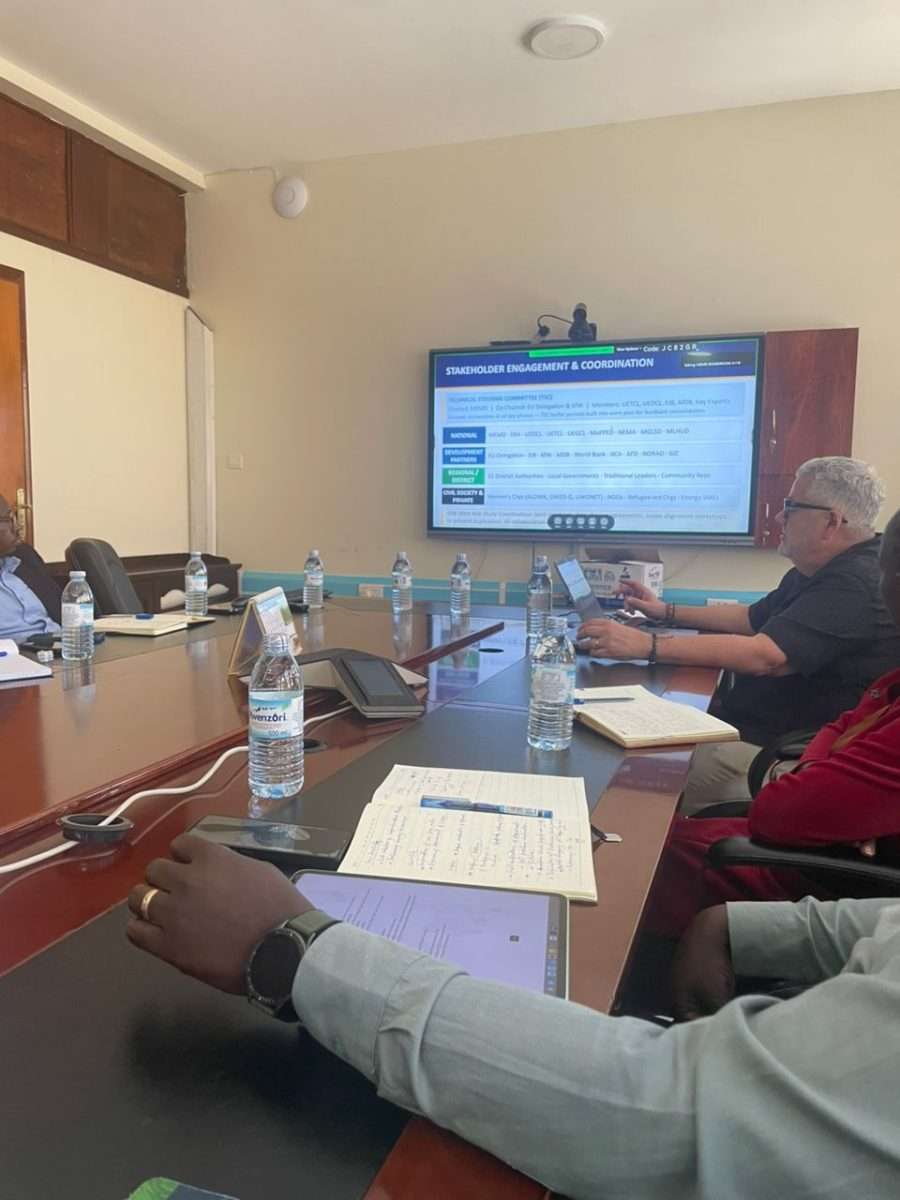 Project presentation boardroom — COGO field photo